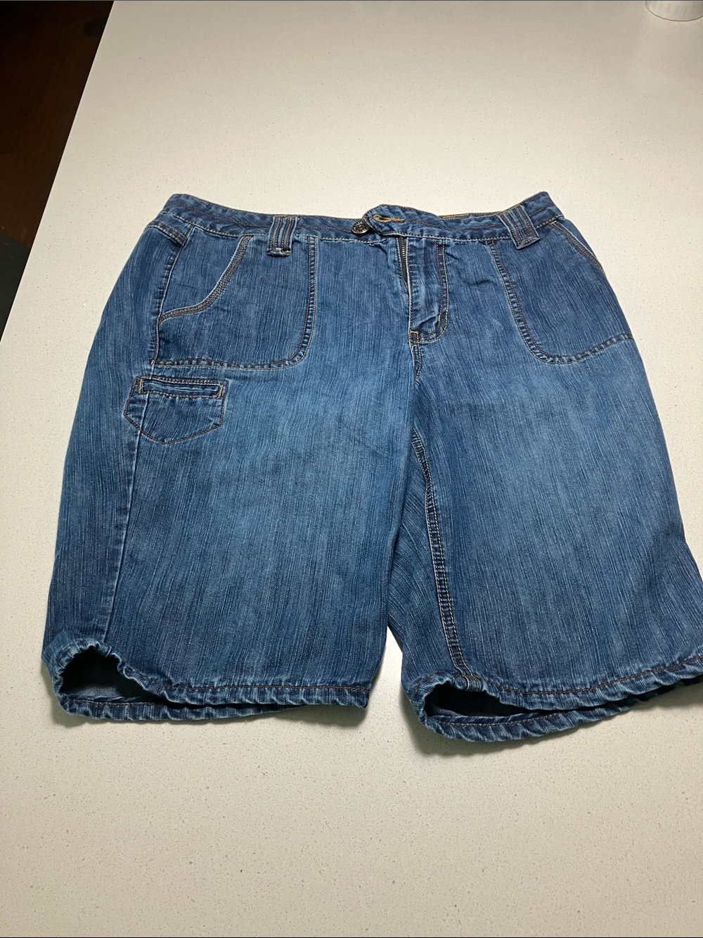 Faded Glory Women's Blue Denim Jean Shorts